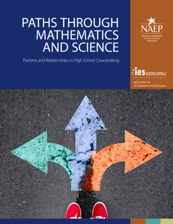 Paths Through Mathematics And Science: Patterns And Relationships In .