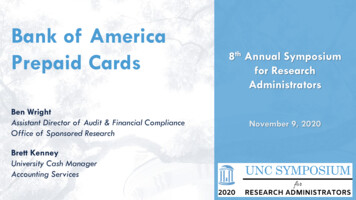 Bank Of America Prepaid Cards