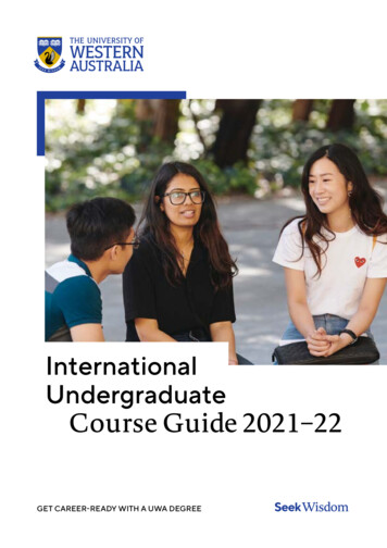 International Undergraduate Course Guide 2021-22