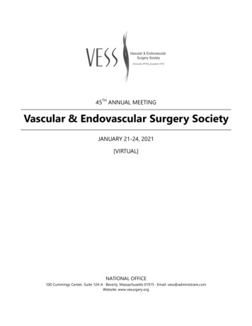 Vascular & Endovascular Surgery Society