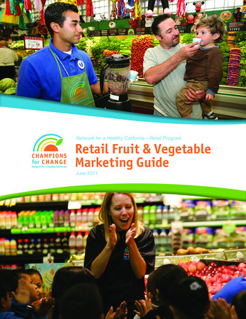 Retail Fruit & Vegetable Marketing Guide - Ucanr.edu