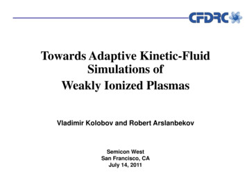 Towards Adaptive Kinetic-Fluid Simulations Of Weakly Ionized Plasmas