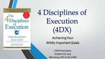 4 Disciplines Of Execution (4DX) - WordPress 