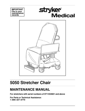5050 Stretcher Chair - Stryker Corporation