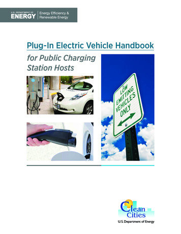 Plug-In Electric Vehicle Handbook - Energy