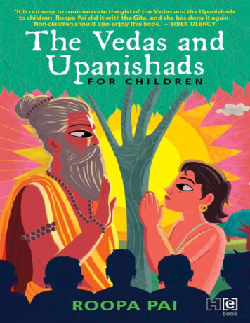 The Vedas And Upanishads For Children - Vedanta Students