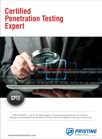 Certified Penetration Testing Expert - Yet5 