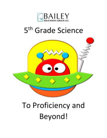 5th Grade Science Packet - Copiah County School District
