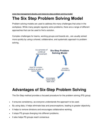 6 Step Problem Solving Process - Become A Part Of The Pride