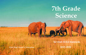 7th Grade Science - Utah Education Network