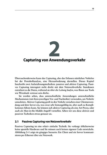Capturing Von Anwendungsverkehr - Krankenhaus-IT
