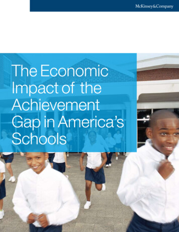 The Economic Impact Of The Achievement Gap In America's