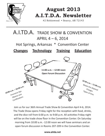 A.i.td.a. Trade Show & Convention