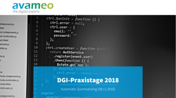 DGI-Praxistage 2018
