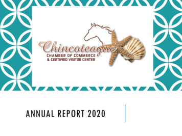 ANNUAL REPORT 2020 - Chincoteague Island VA