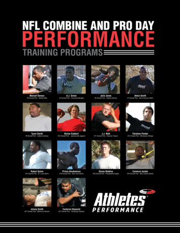 NFL CombiNe ANd Pro Day Performance