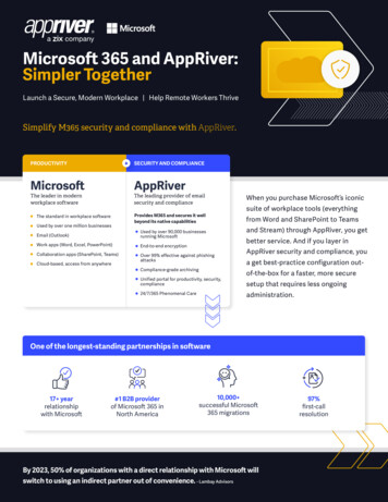 Microsoft 365 And AppRiver Simpler Together - Zix