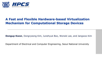A Fast And Flexible Hardware-based Virtualization Mechanism For .