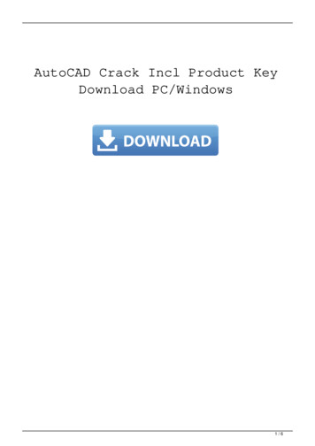 AutoCAD Crack Incl Product Key PC/Windows