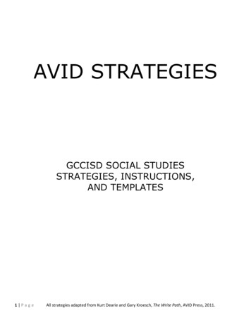 Avid Strategies - Gccisd