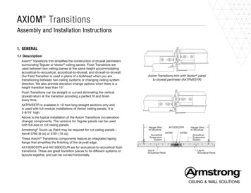 AXIOM Transitions - Armstrong Ceiling S