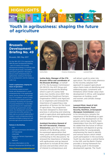Youth In Agribusiness: Shaping The Future Of Agriculture - WordPress 