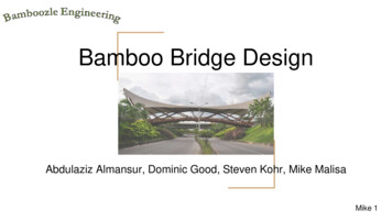 Bamboo Bridge Design - Northern Arizona University