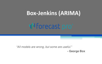 Box-Jenkins (ARIMA) - Forecast Pro
