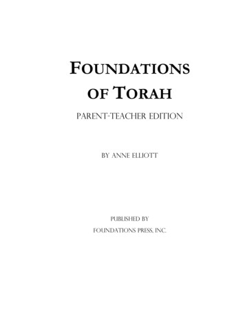 Foundations Of Torah