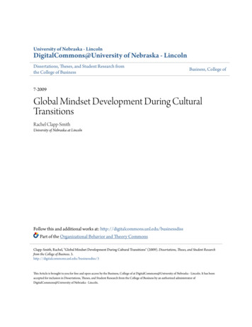 Global Mindset Development During Cultural Transitions