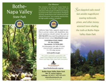Bothe- Our Mission Napa Valley S