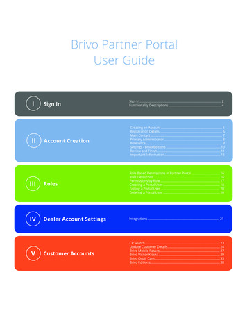 Brivo Partner Portal User Guide