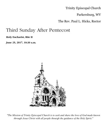 Third Sunday After Pentecost - Trinity-Church