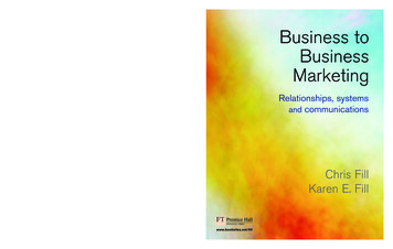 Business To Business Marketing And Business To Business Marketing
