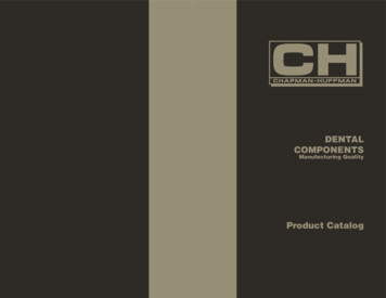Product Catalog - Welcome To Chapman-Huffman, Inc.