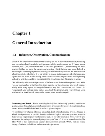 Chapter 1 General Introduction - Logic In Action