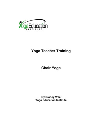 Yoga Teacher Training Chair Yoga