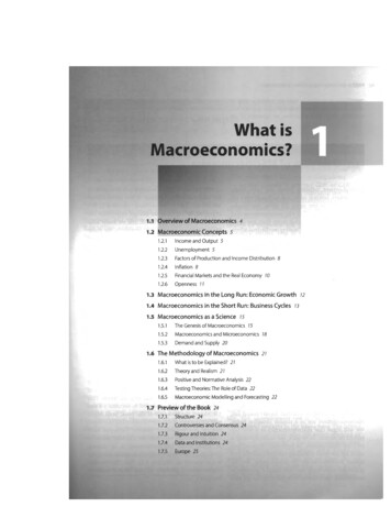 What Is Macroeconomics? - Reed College