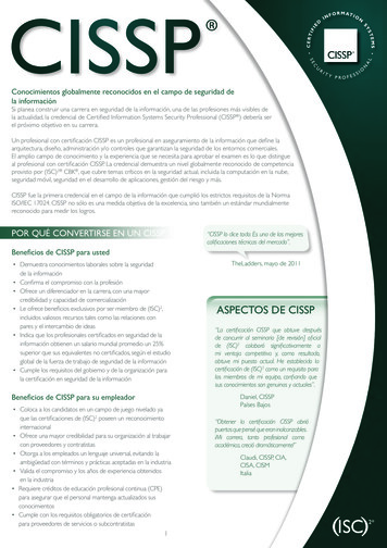 ASPECTOS DE CISSP - Academy