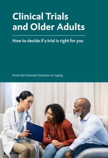 Clinical Trials And Older Adults - Order Free Publications