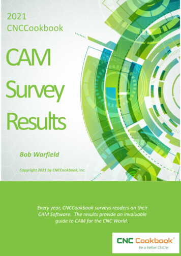2021 CNCCookbook CAM Survey Results