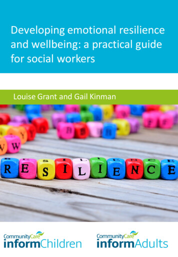 Community Care Inform Emotional Resilience Guide - Microsoft