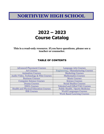 NORTHVIEW HIGH SCHOOL - Fultonschools 