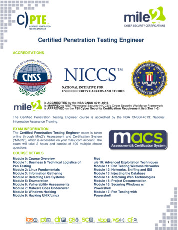 Certified Penetration Testing Engineer - Hudson