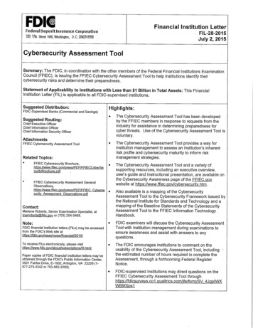 Cybersecurity Assessment Tool - LBA