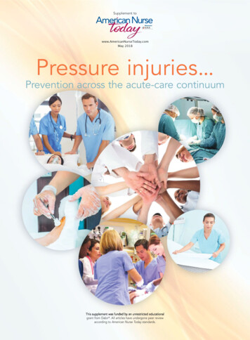 May 2018 Pressure Injuries - American Nurse