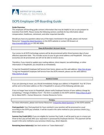 DCPS Employee Off-Boarding Guide