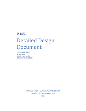 Detailed Design Document - METU Ceng Demo Day 2021
