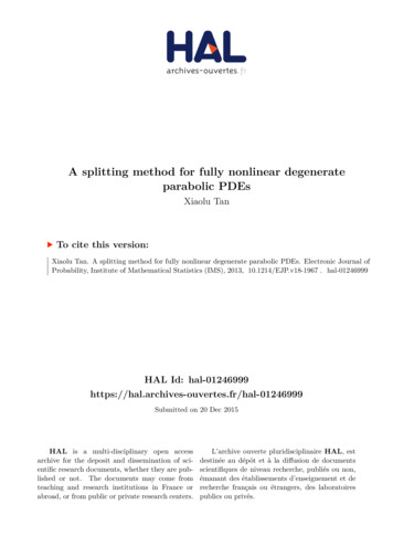 A Splitting Method For Fully Nonlinear Degenerate Parabolic PDEs