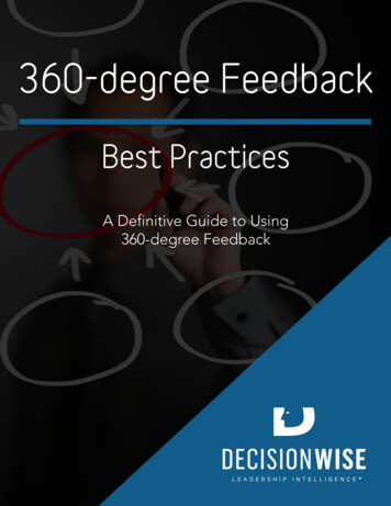 DecisionWise Whitepaper 360 Degree Feedback Best Practices